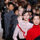 Model present creations by Stella McCartney during the 2016-2017 fall/winter ready-to-wear collection on March 7, 2016 in Paris. AFP PHOTO / PATRICK KOVARIK / AFP / Patrick KOVARIK (Photo credit should read PATRICK KOVARIK/AFP/Getty Images)